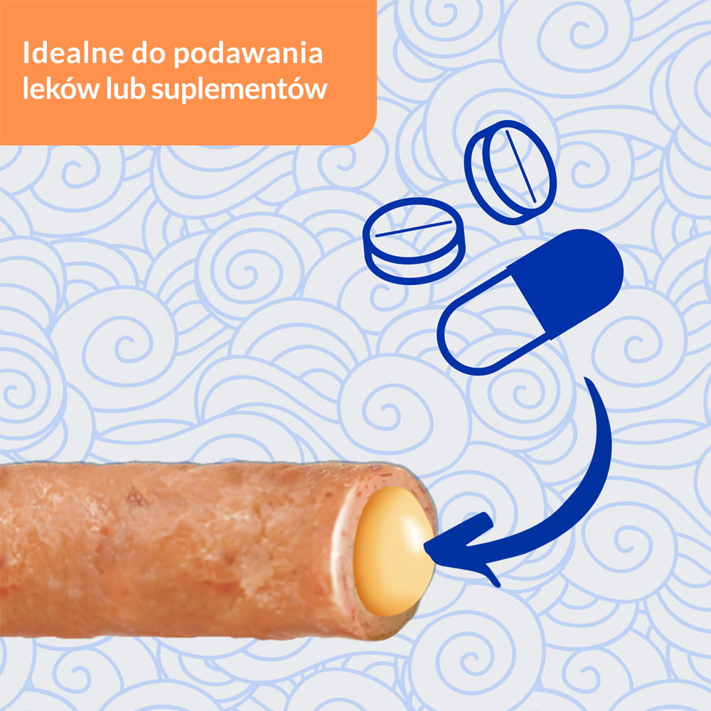 Inaba Churu Rolls Przysmak dla Kota Kurczak z Tuńczykiem i Przegrzebkami 4x10g (40g)
